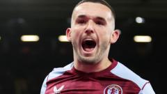 Villa two points off top after win over Arsenal