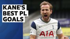 Kane's best Spurs goals as he faces Arsenal in Champions League