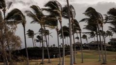 Hurricane Lala sparks flash floods in Hawaii as strong winds and rain persist
