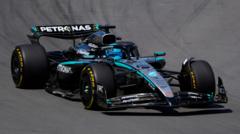 Norris Piastri collide as Russell wins in Canada