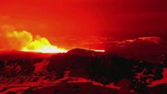 Watch: Iceland volcano spews lava in eruption