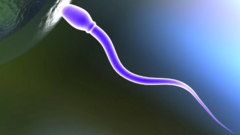 Ilustração de espermatozoide