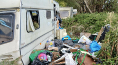 Abandoned caravans cost council thousands to remove