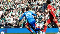 Watch: Scottish Cup - Kuhn slots Celtic level against Aberdeen
