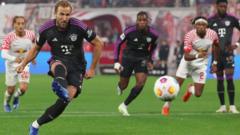 Kane penalty inspires Bayern comeback at Leipzig