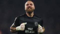 Keeper Alnwick to stay at Cardiff City until 2025