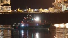 Rescue boat in Calais