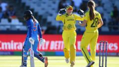 Australia edge past India in semi-final thriller