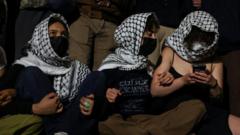 Columbia Gaza protesters take over academic building