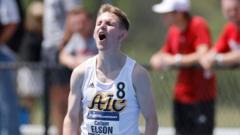 Elson wins world road running mile silver