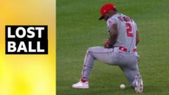 'He's on the ball!' - Fielder loses ball beneath himself