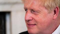 British Prime Minister Boris Johnson meets with Prime Minister of Estonia Kaja Kallas in Downing Street, London
