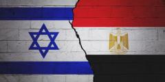 Banderas de Israel y Egipto