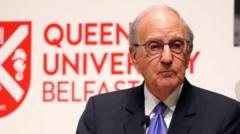 Belfast university cuts ties with George Mitchell over Epstein links