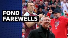 Tears, trophies & Fergie time - greatest Premier League goodbyes