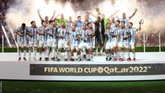 Argentina celebrate Fifa World Cup 2022 win in Qatar
