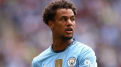 Man City midfielder Bobb fractures leg in training