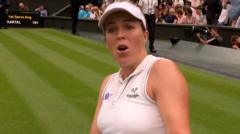 'They stole the game' - electronic line call fails at Wimbledon