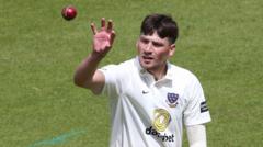 Crocombe takes hat-trick for Sussex against Somerset