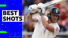 England captain Stokes scores a century against India