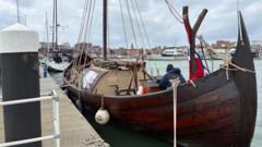 Viking replica ship leaves Kent's shores