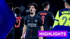 PSG come from behind twice in eight-goal thriller against Tottenham