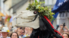 Thousands join Mazey Day parade as festival peaks
