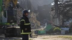 Rescuers dig through Ukraine mall wreckage after 16 killed in double-tap strike