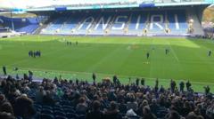 Fans flock to Wednesday's open training session