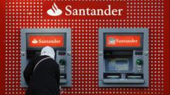 Santander to close 95 branches with 750 jobs at risk