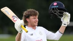 Prest hits century as Hampshire pile pressure on Kent