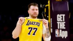 'A special moment' - Doncic debuts in Lakers win