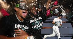 Raleigh hits 60th home run as Mariners win division