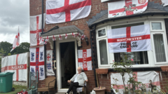 Great-gran's England-themed home wows neighbours