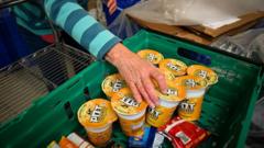Market town's food bank demand triples