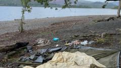 National park hit by rubbish 'epidemic'