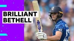 'Super knock' - watch Bethell's superb innings