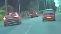 Dangerous driver tries to run from police