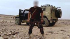Libya'da Wagner Grubu bünyesindeki bir paralı asker