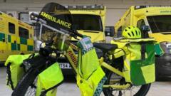 E-bike ambulance fleet rides out at half marathon