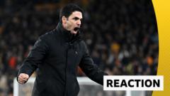 Arteta praises Arsenal’s ‘unbelievable spirit’