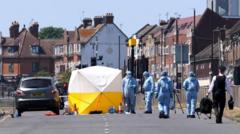 Murder arrest as woman stabbed in west London