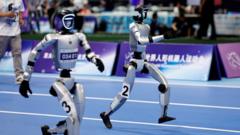 Watch robot athletes compete in world's first humanoid games