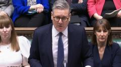 Starmer says UK to 'keep options open' as Trump tariffs kick in