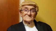 Britain's 'oldest' barrister still loves job at 90