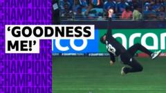 Phillips produces 'the most stunning of catches' to dismiss Gill