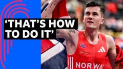 Ingebrigtsen wins third consecutive European 1500m indoor gold