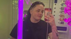 Woman denies murdering man who died in public park