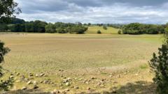 Lake ‘at unprecedented low level after dry spring’