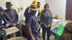 Cross Rivers Govnor Ben Ayade visit victims for hospital
